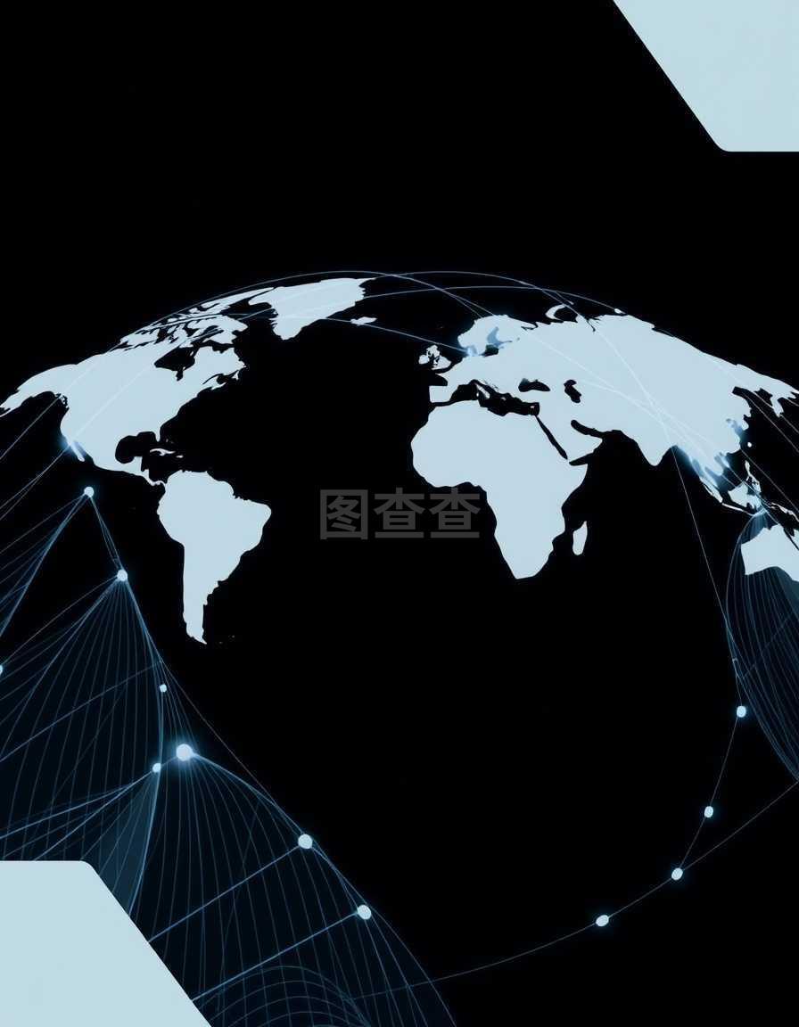 网络公司手册标题页设计。公司概况,年度报告,演示文稿,传单矢量背景